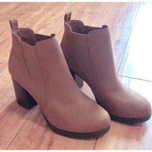 Express Suede Ankle Booties